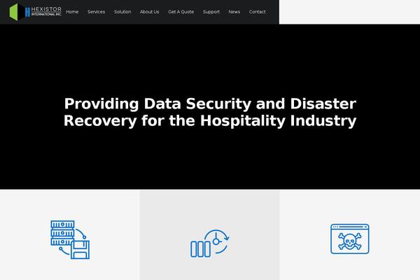 Site using Widget Post Slider plugin