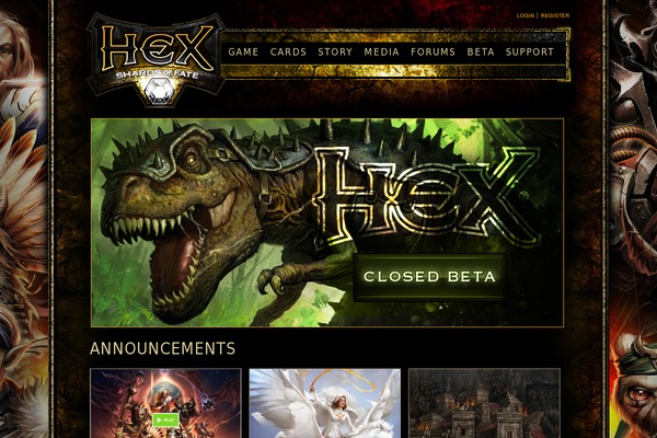 hex theme websites examples