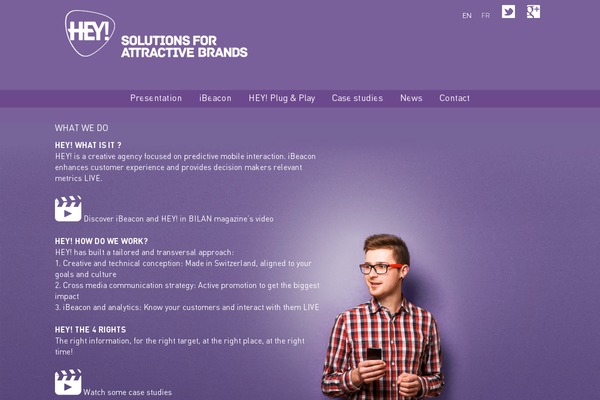hey-solutions.com site used Hey