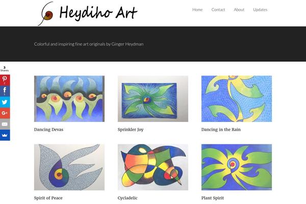 heydaway.com site used Modern Portfolio