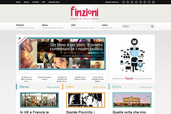 Color Magazine theme site design template sample