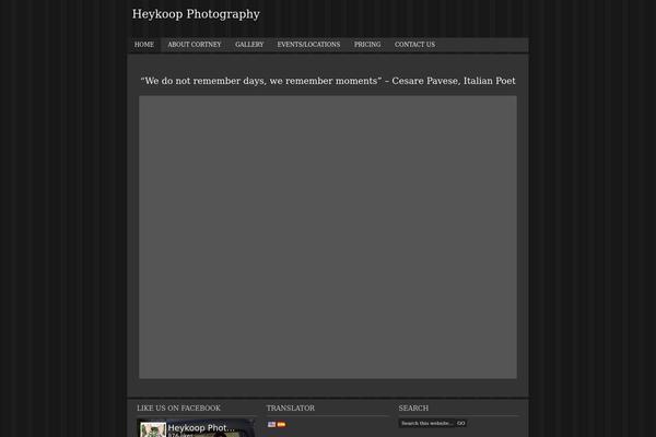 Landscape theme site design template sample