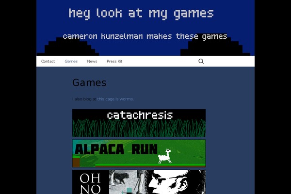 Twenty Thirteen theme site design template sample