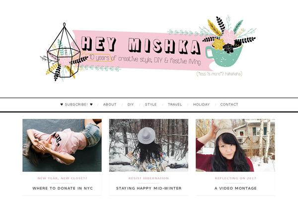Amory theme site design template sample