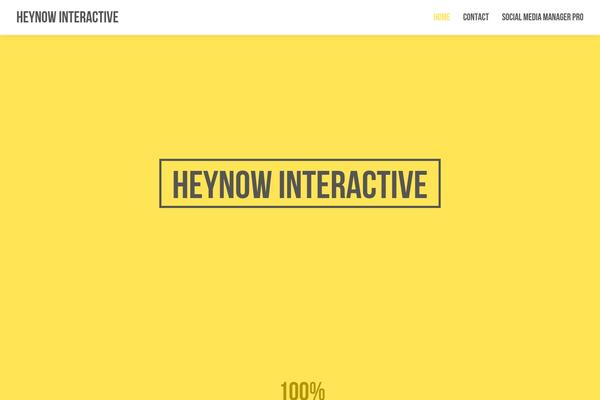 Jarvis theme site design template sample
