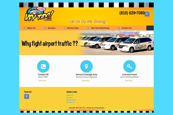 Vantage theme site design template sample