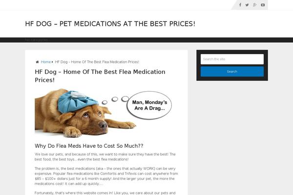 Standard theme site design template sample
