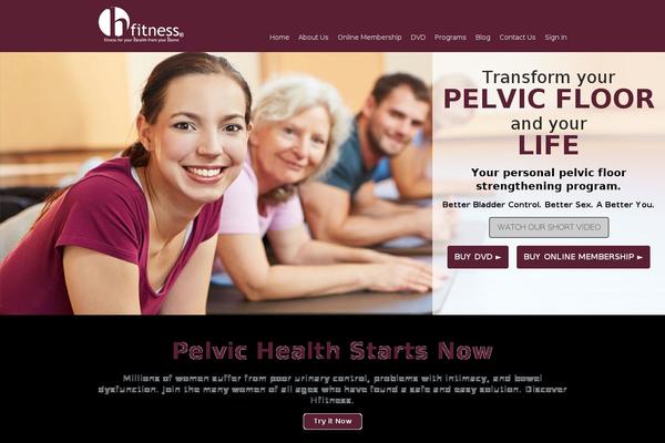 Fitness theme site design template sample