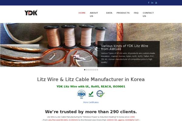 Site using Gdlr-portfolio plugin