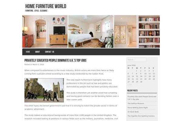 Striker theme site design template sample