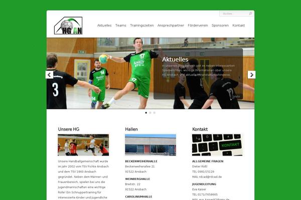 Chameleon theme site design template sample