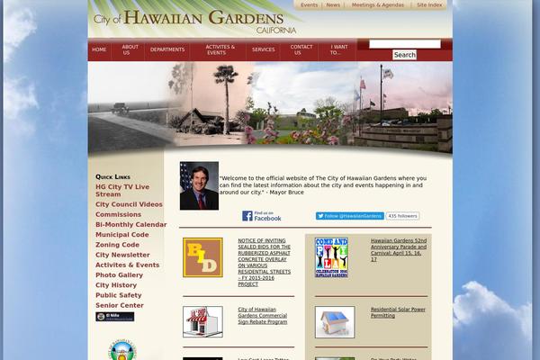 Hg theme site design template sample