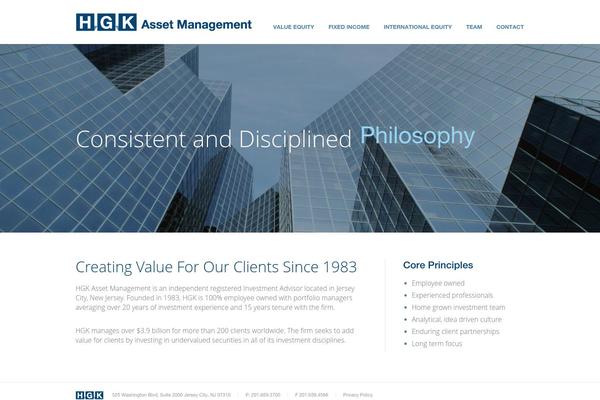 Site using Cool Timeline plugin
