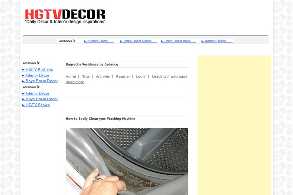 hgtvdecor.com site used Hgtvdecor-theme