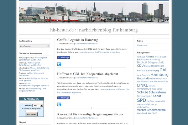hh-heute.de site used Blue-zinfandel-3column