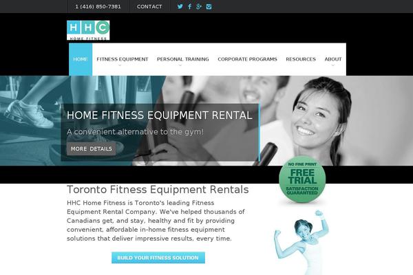 Fit Wp theme site design template sample