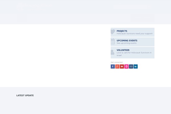 Candidate theme site design template sample