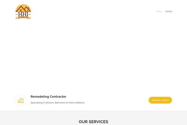 Renovate theme site design template sample