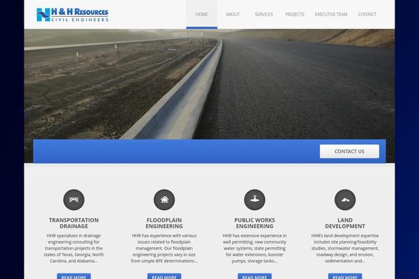 Ventus theme site design template sample
