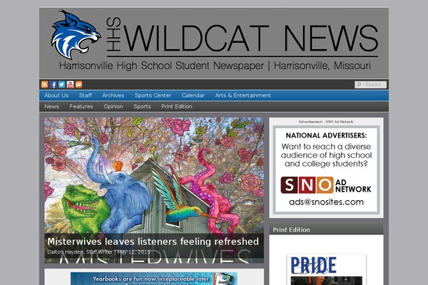 Sno Flex theme site design template sample