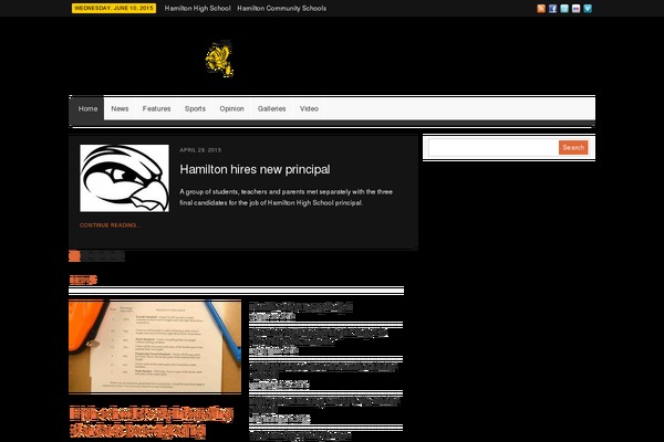 Deadline theme site design template sample