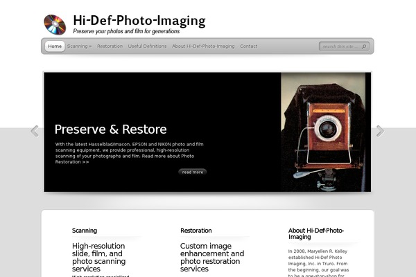 hi-def-photo-imaging.com site used TheProfessional