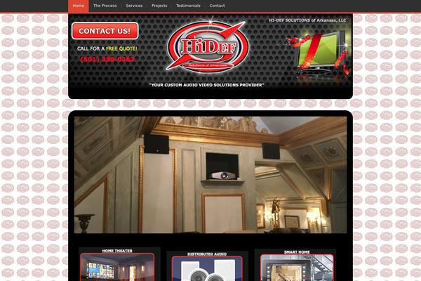 JustLanded theme site design template sample