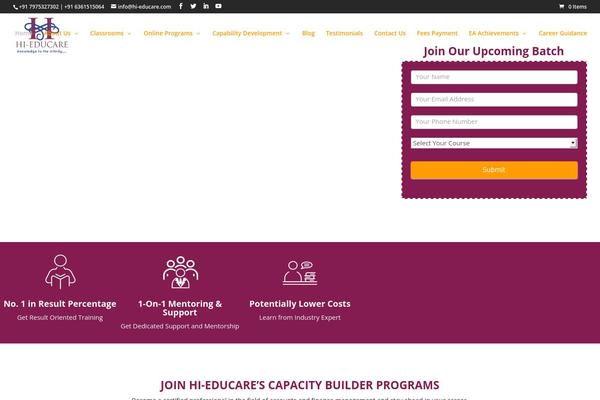 Divichild theme site design template sample