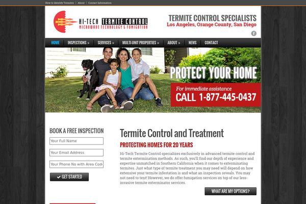 Modernize theme site design template sample