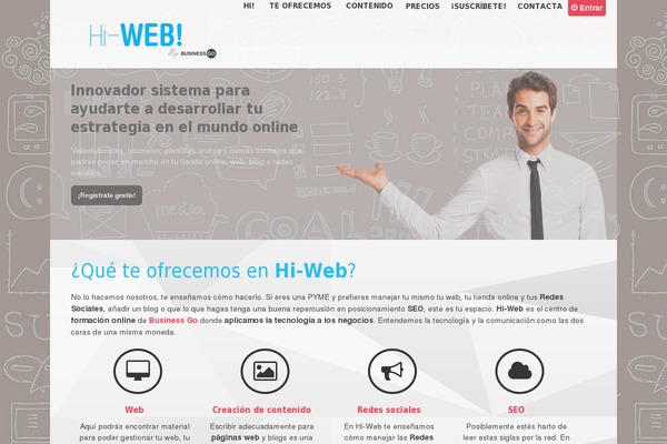 Innovate theme site design template sample