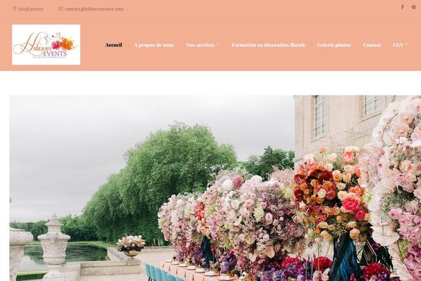 Dexter theme site design template sample