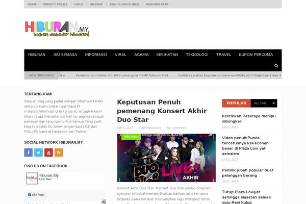 NewsOnline theme site design template sample