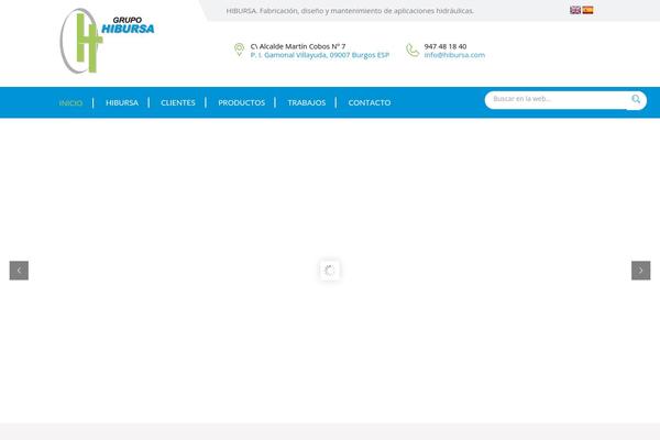 Industrial theme site design template sample