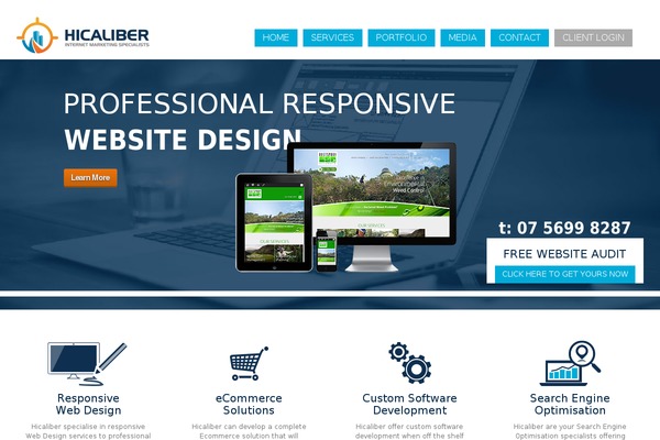 hicaliber.com.au site used Hicaliber