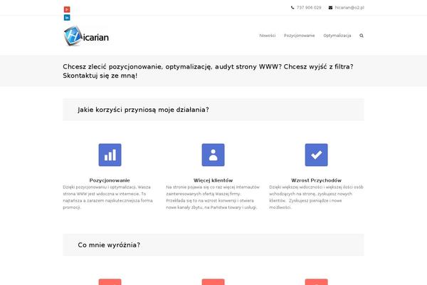 Site using About The Autor plugin