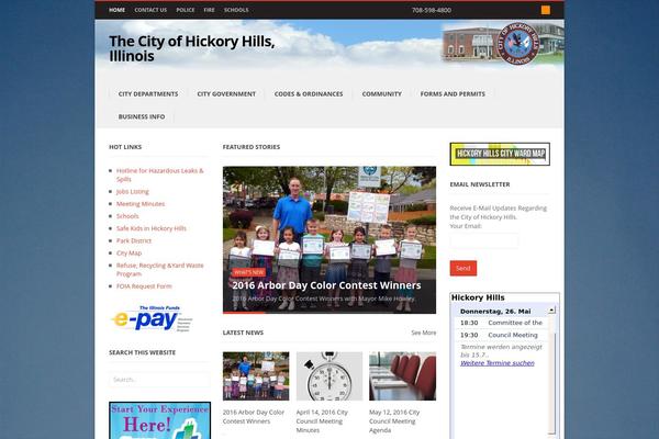 Hotnews theme site design template sample