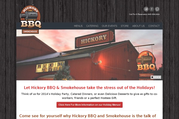 Hickory theme site design template sample