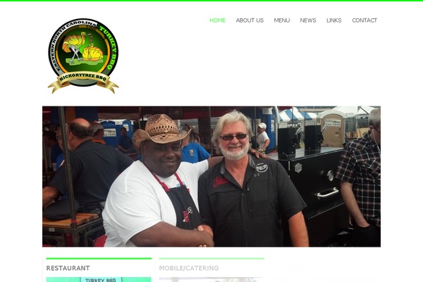 BBQ theme site design template sample