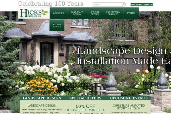 hicks theme websites examples