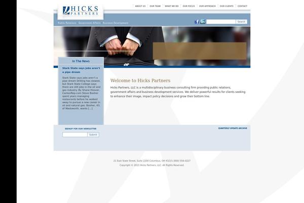 Hp theme site design template sample