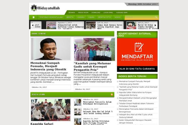 Site using Td-newsletter plugin