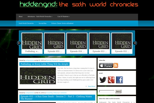 GrungeMag theme site design template sample