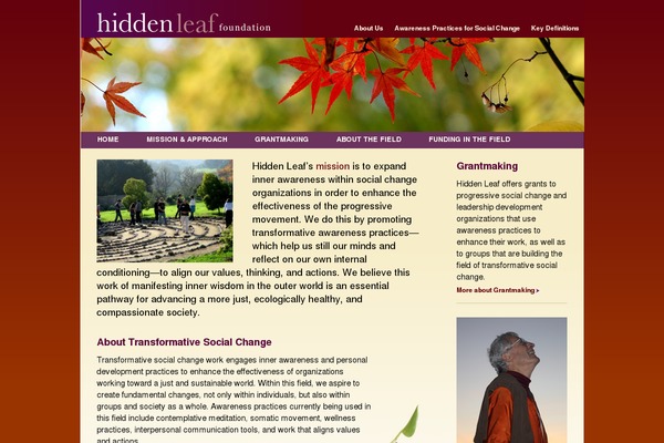 hiddenleaf.org site used Corporatesandbox