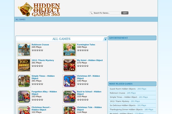 FunGames theme site design template sample