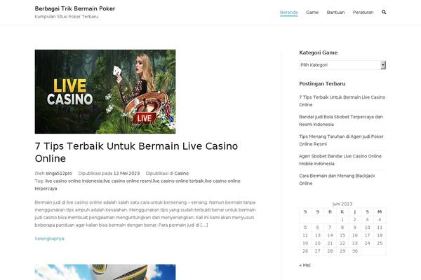 Zakra theme site design template sample