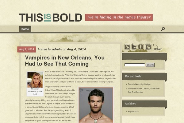 Bold theme site design template sample
