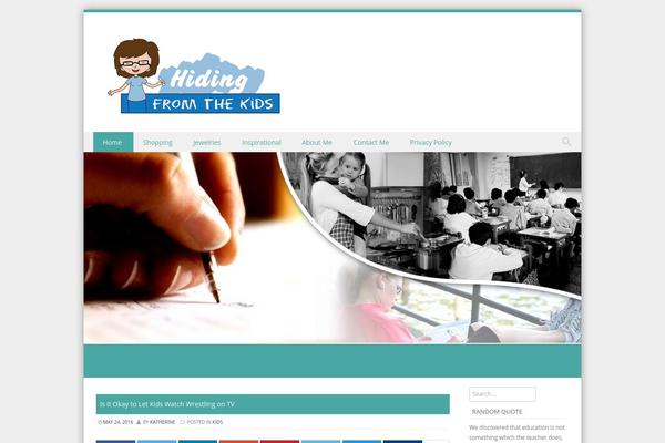 Discovery theme site design template sample