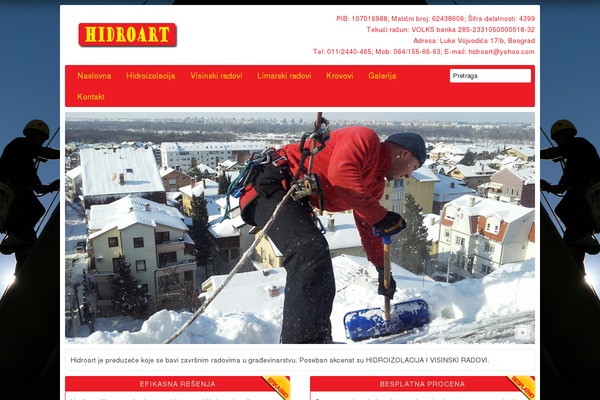 Masterful theme site design template sample