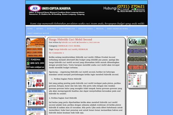 Annarita theme site design template sample