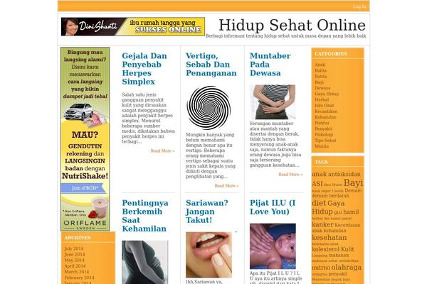 Feed Me, Seymour theme site design template sample